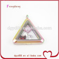 fashion triangle shape locket pendant